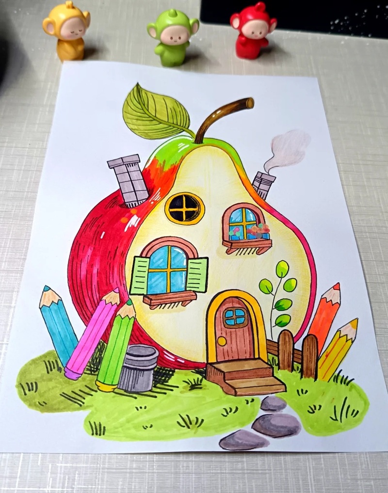 vẽ ngôi nhà mơ ước​ 32