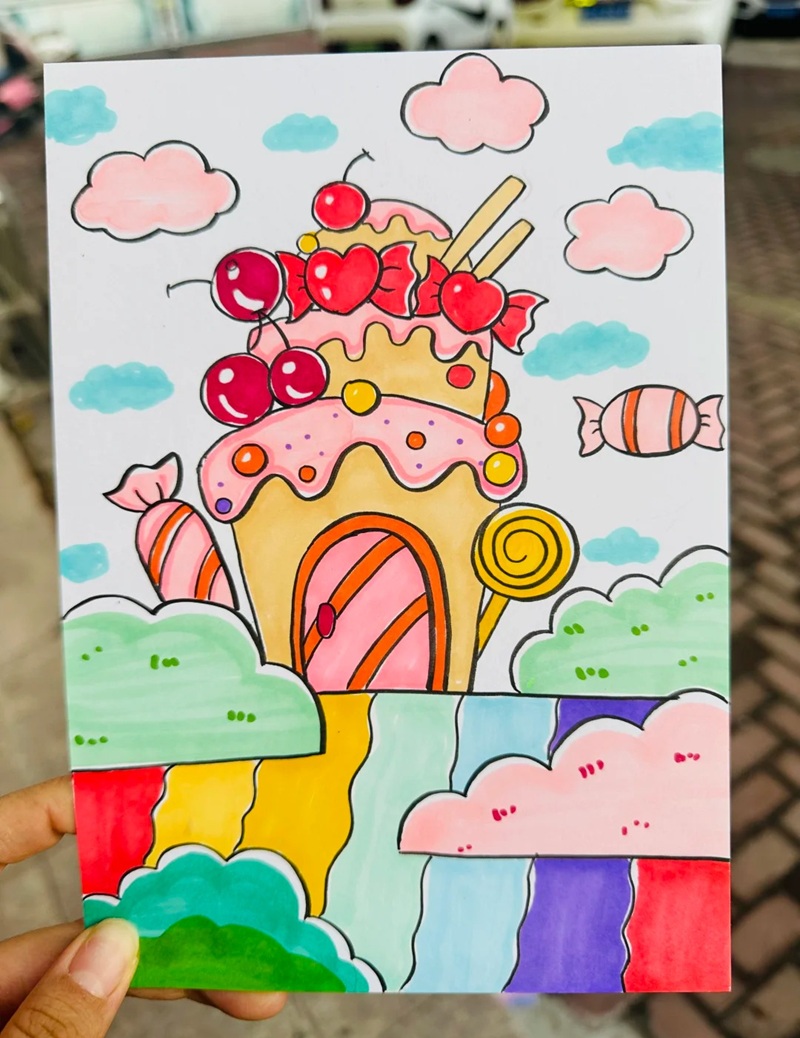 vẽ ngôi nhà mơ ước​ 35