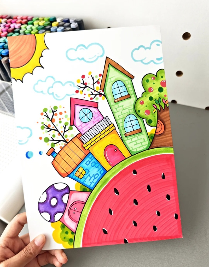 vẽ ngôi nhà mơ ước​ 38