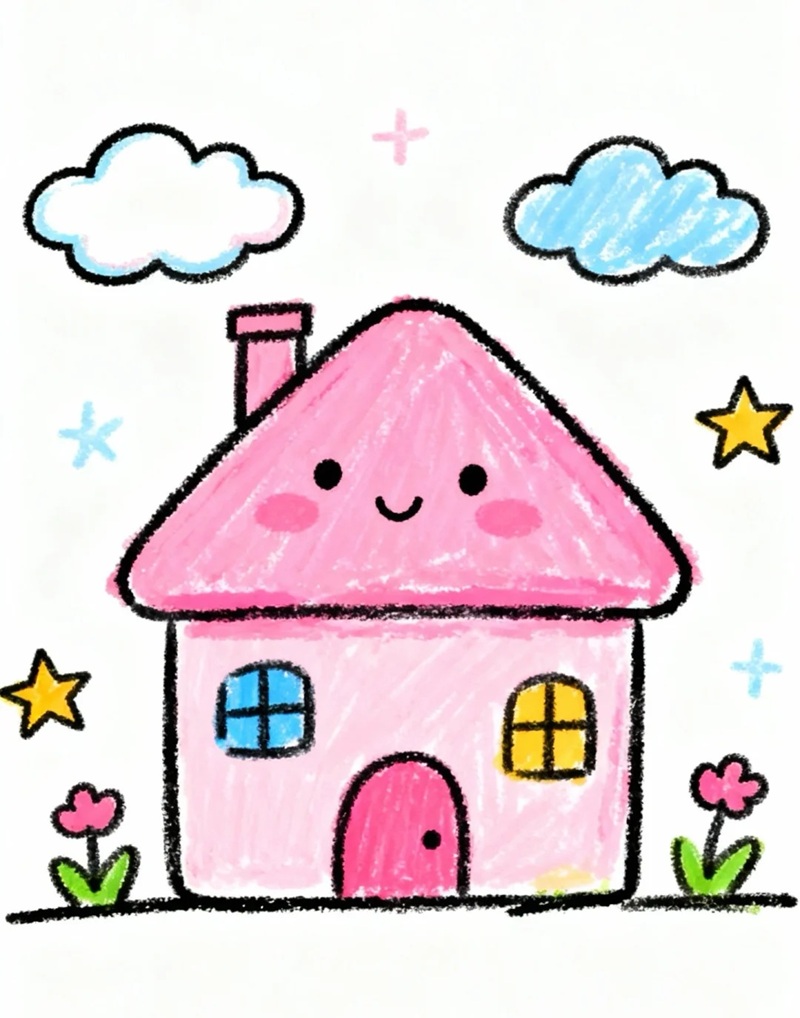 vẽ ngôi nhà mơ ước​ 40