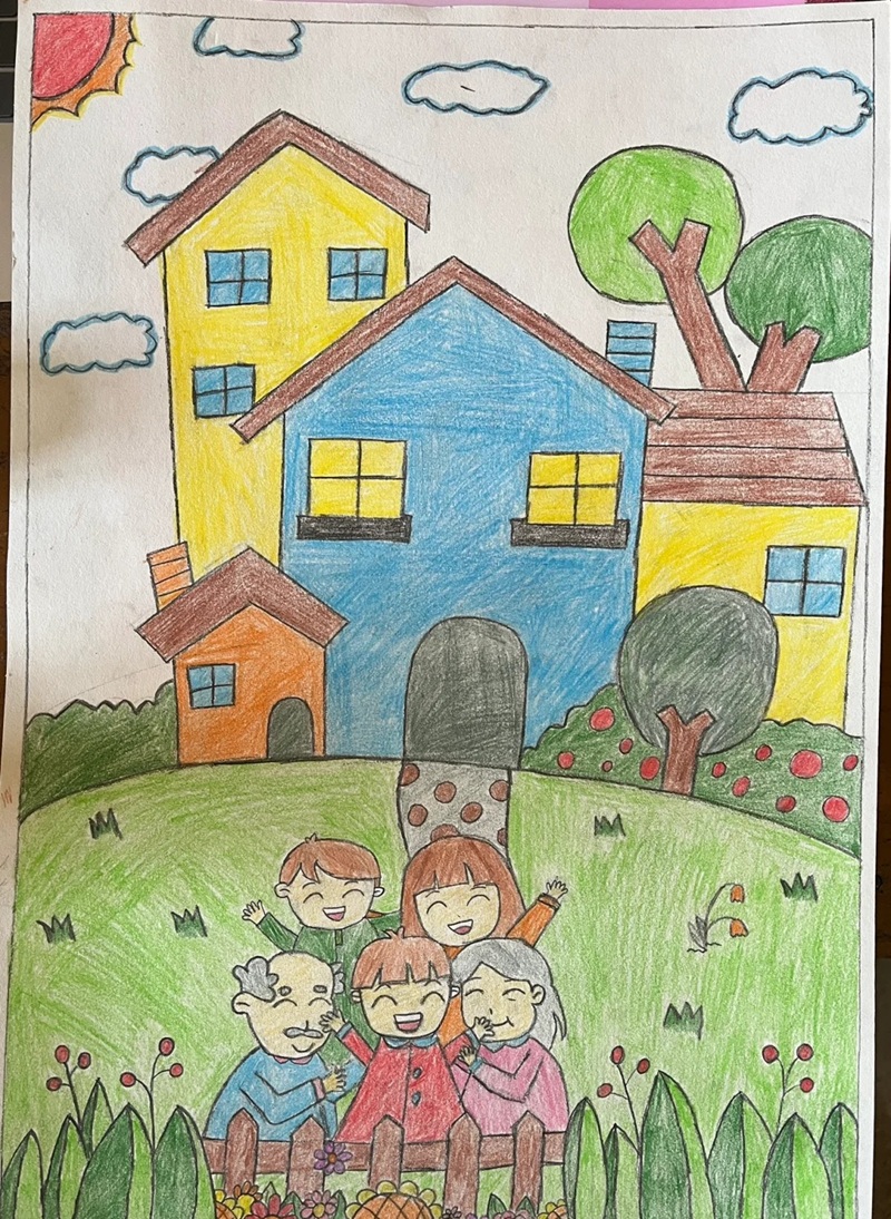 vẽ ngôi nhà mơ ước​ 6