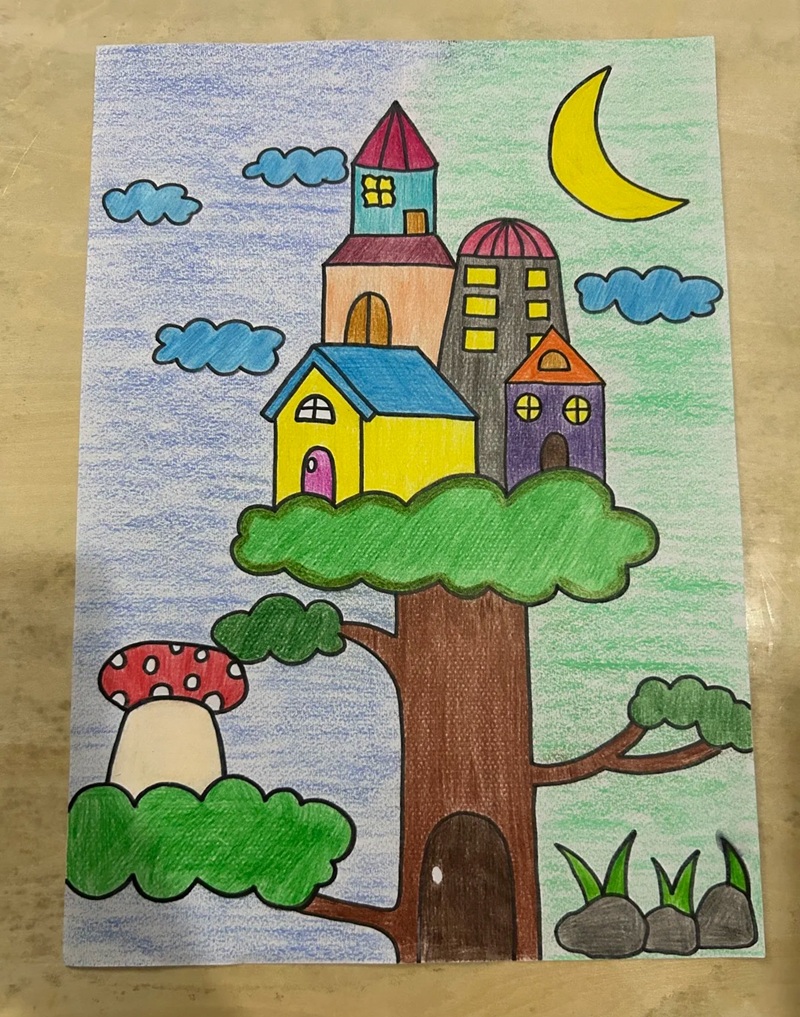 vẽ ngôi nhà mơ ước​ 7