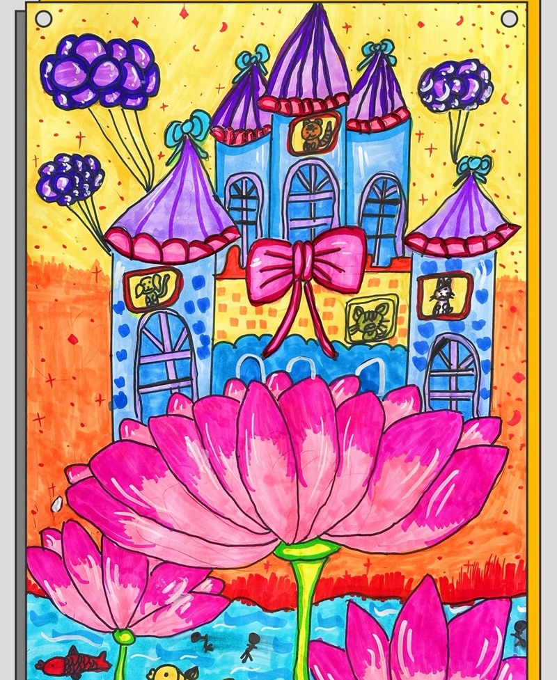 vẽ ngôi nhà mơ ước​ 9