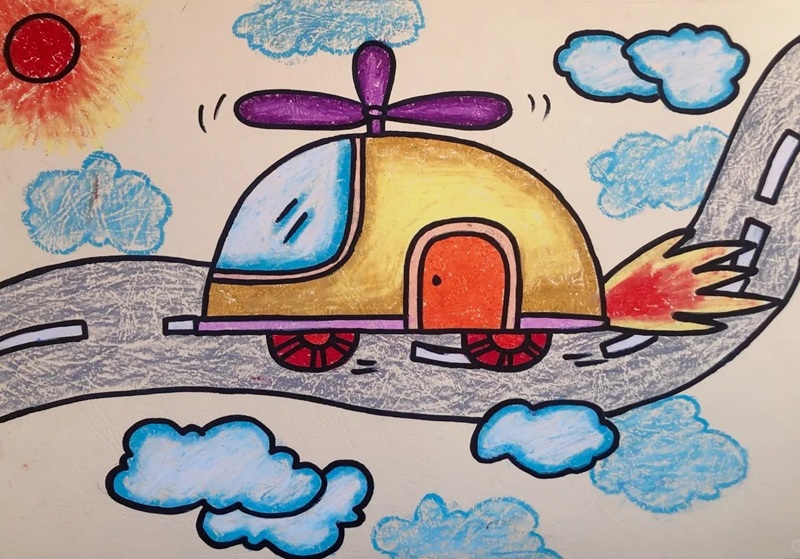 vẽ ô tô mơ ước đơn giản đẹp 14