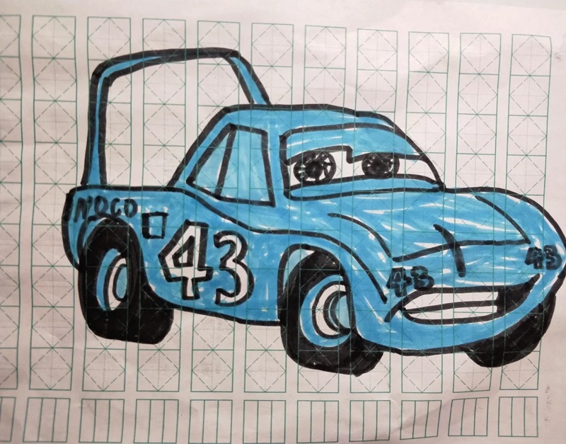 vẽ ô tô mơ ước đơn giản đẹp 2