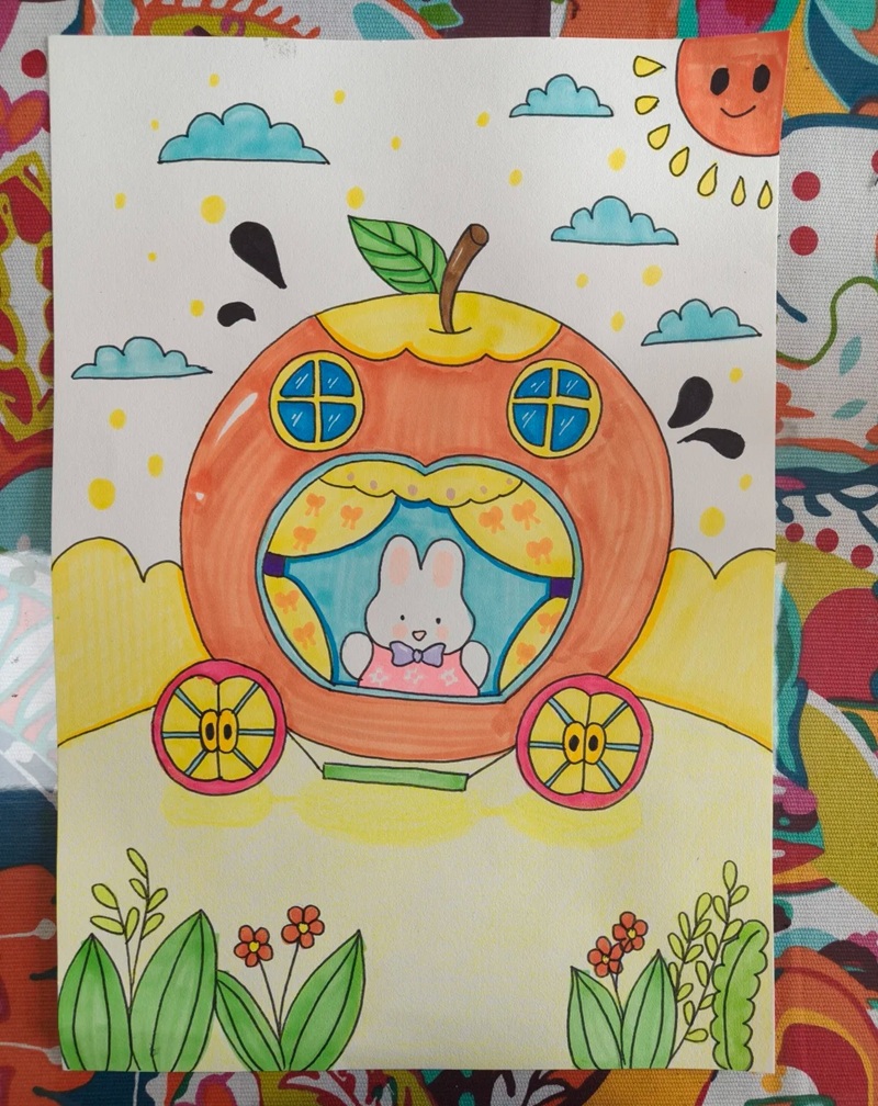 vẽ ô tô mơ ước đơn giản đẹp 22