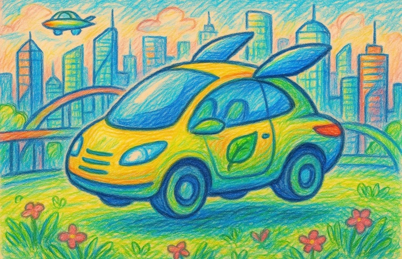 vẽ ô tô mơ ước đơn giản đẹp 25