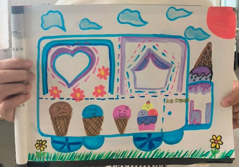 vẽ ô tô mơ ước đơn giản đẹp 38