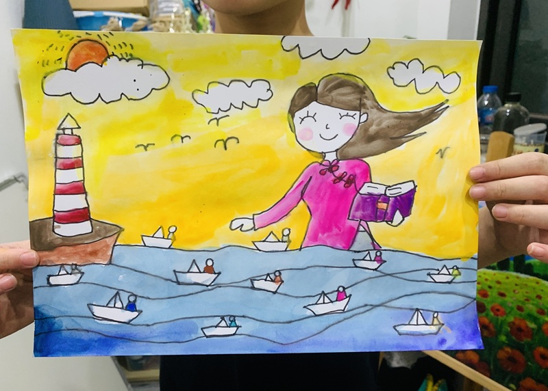 vẽ tranh 20 11 chibi 2