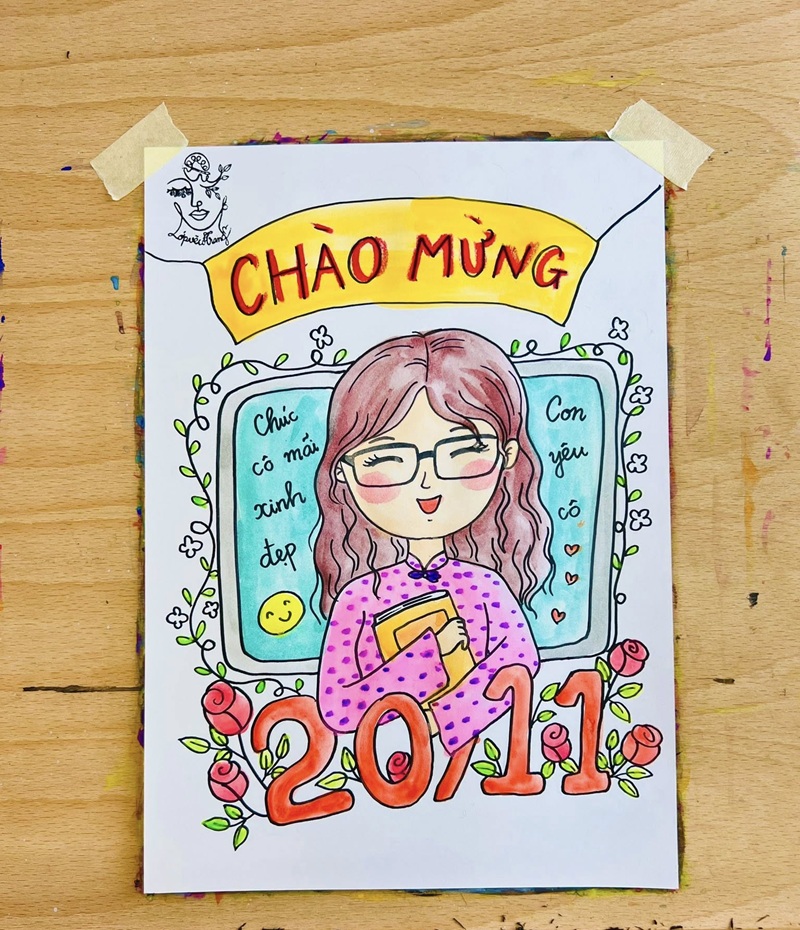 vẽ tranh 20 11 chibi 25