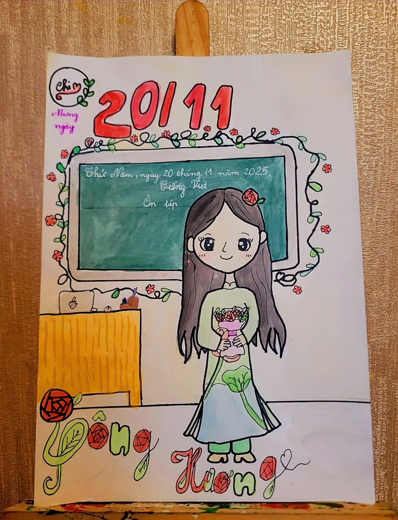 vẽ tranh 20 11 chibi 31