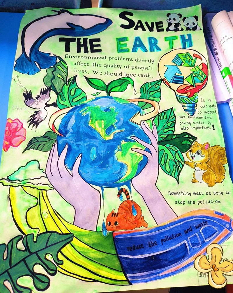vẽ tranh bảo vệ môi trường bằng giấy a4 21