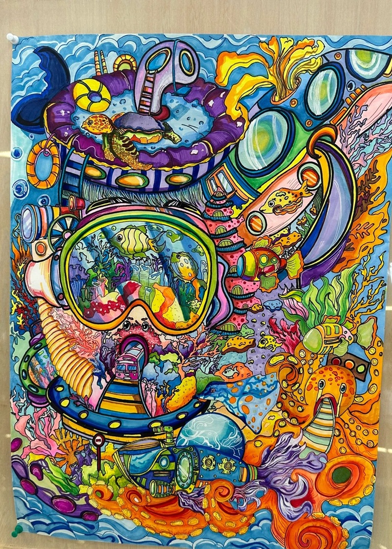 vẽ tranh bảo vệ môi trường biển 27