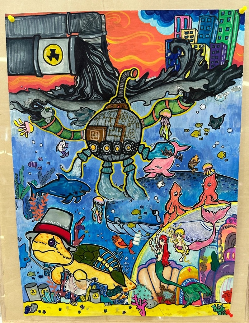 vẽ tranh bảo vệ môi trường biển 28