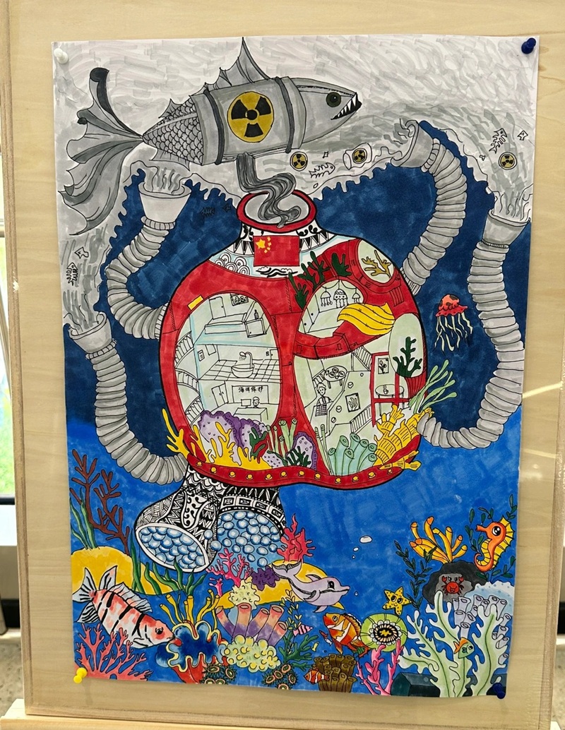 vẽ tranh bảo vệ môi trường biển 33