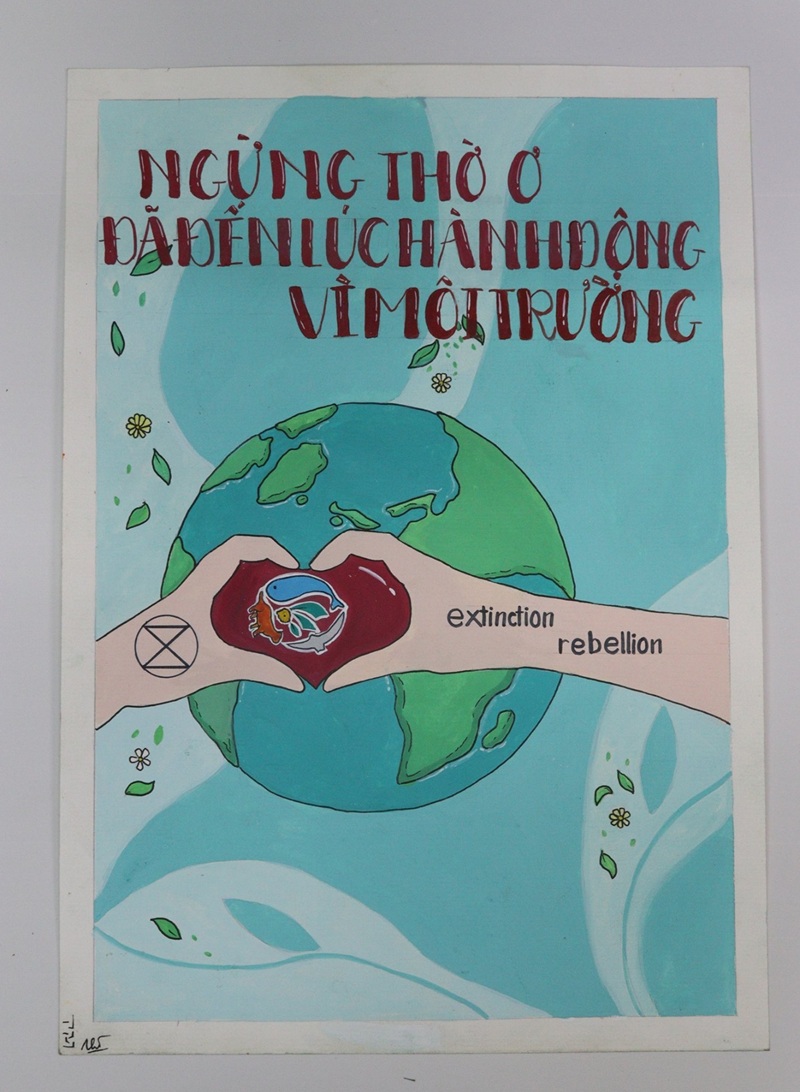 vẽ tranh bảo vệ môi trường xanh sạch đẹp 36