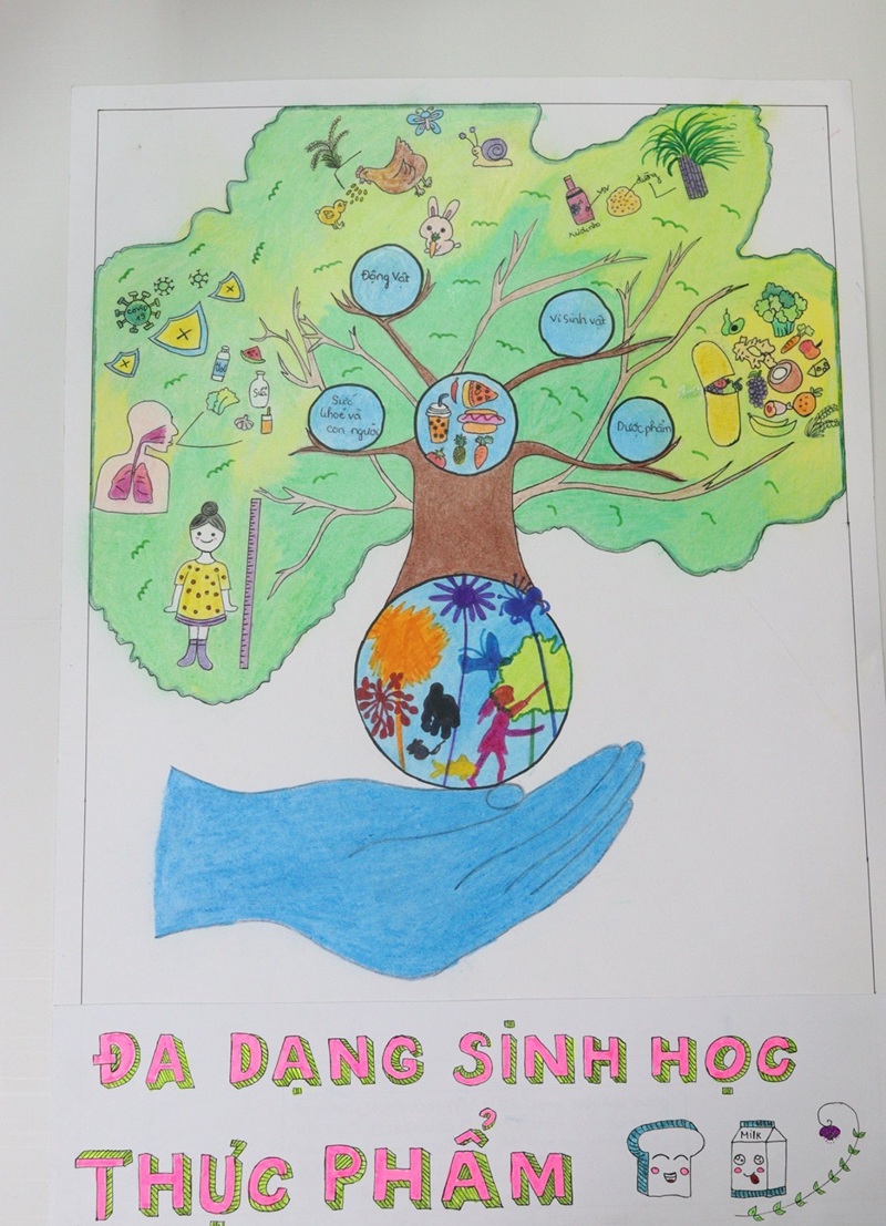 vẽ tranh bảo vệ môi trường xanh sạch đẹp 39