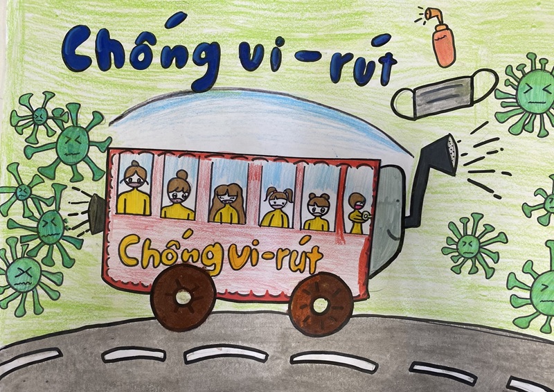 vẽ tranh chiếc ô tô mơ ước 1