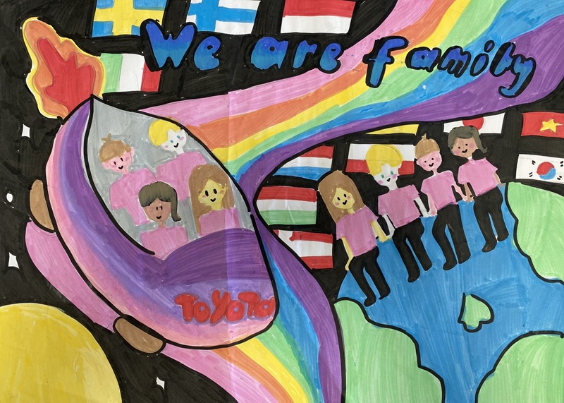 vẽ tranh chiếc ô tô mơ ước 20