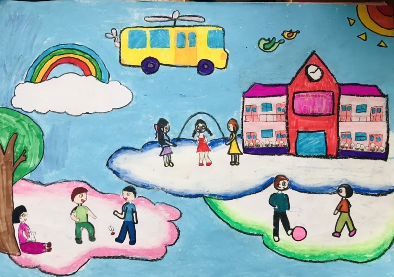 vẽ tranh chiếc ô tô mơ ước 26