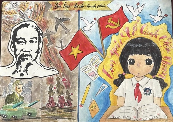 vẽ tranh chủ đề em yêu tổ quốc việt nam 19