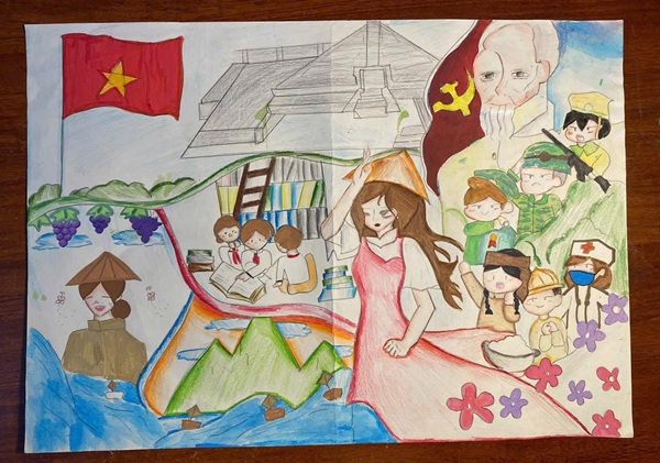 vẽ tranh chủ đề em yêu tổ quốc việt nam 20