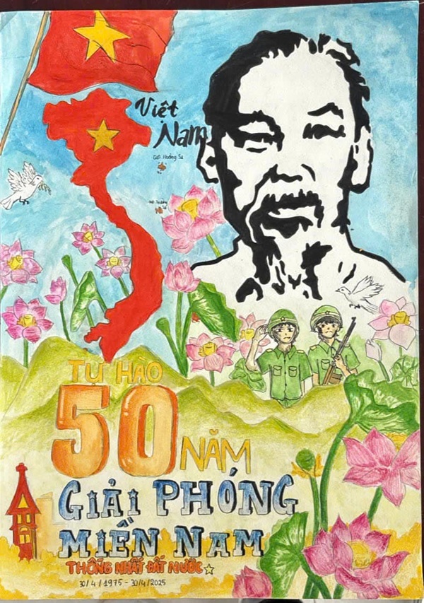 vẽ tranh chủ đề em yêu tổ quốc việt nam 28