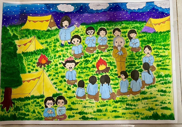 vẽ tranh chủ đề em yêu tổ quốc việt nam 36