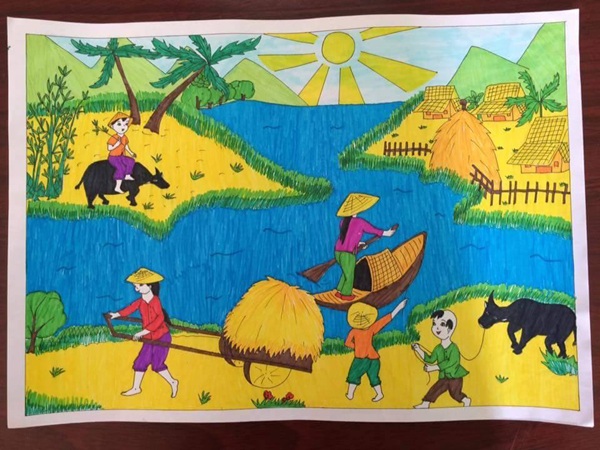 vẽ tranh chủ đề em yêu tổ quốc việt nam 38