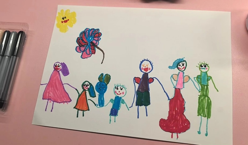 vẽ tranh gia đình lớp 6 12