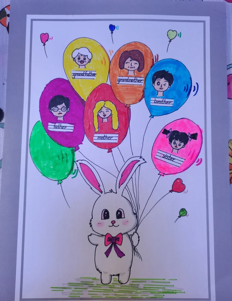 vẽ tranh gia đình lớp 6 13