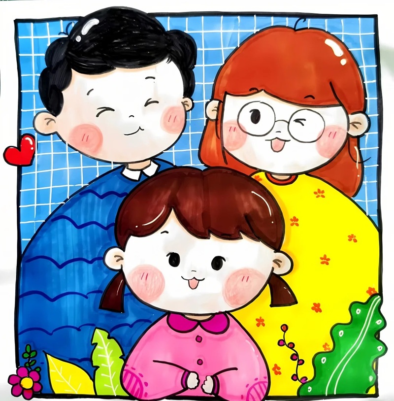 vẽ tranh gia đình lớp 6 19