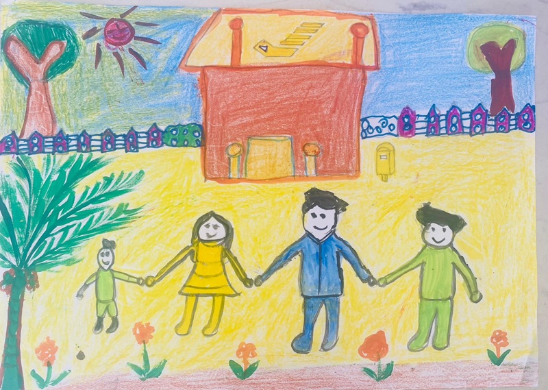 vẽ tranh gia đình lớp 6 2