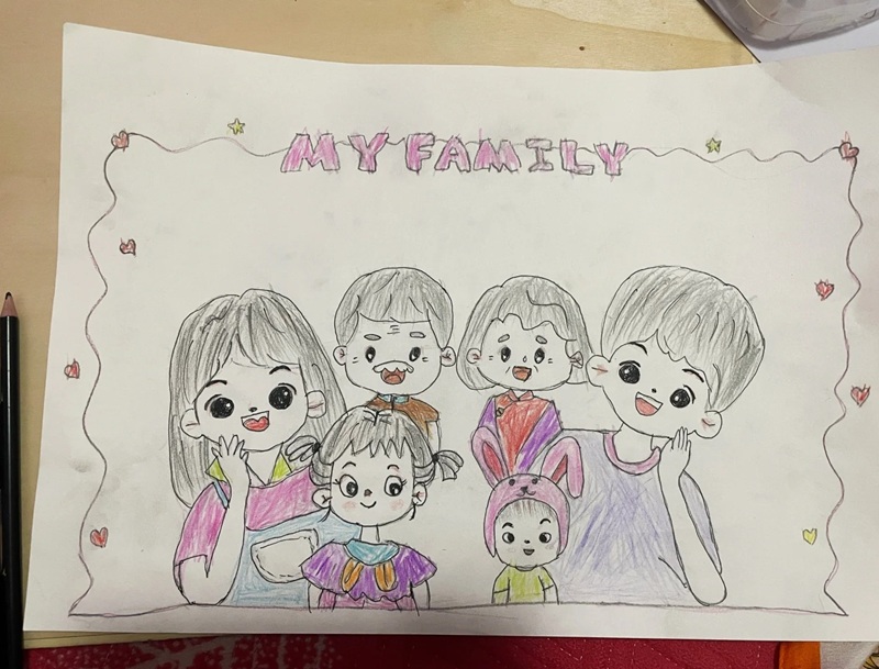 vẽ tranh gia đình lớp 6 23