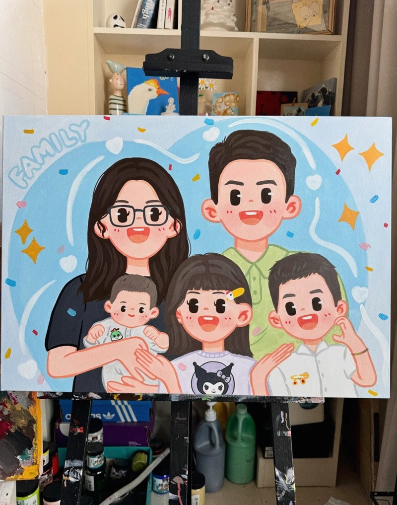 vẽ tranh gia đình lớp 6 36