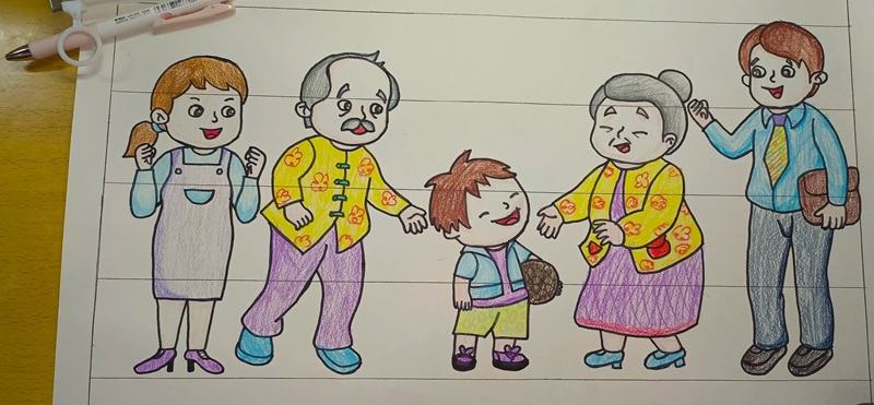 vẽ tranh gia đình lớp 6 6