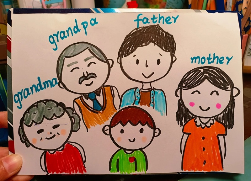 vẽ tranh gia đình lớp 6 9