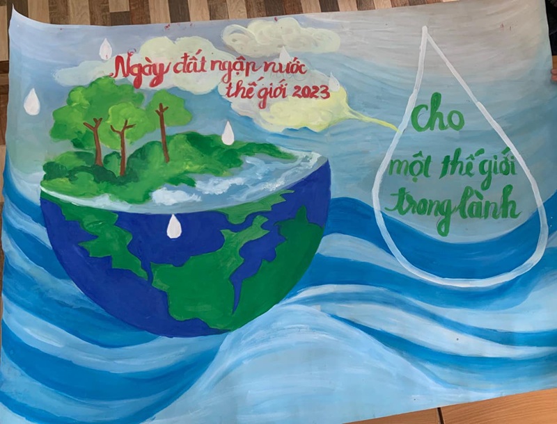 vẽ tranh ý tưởng trẻ thơ bảo vệ môi trường 1