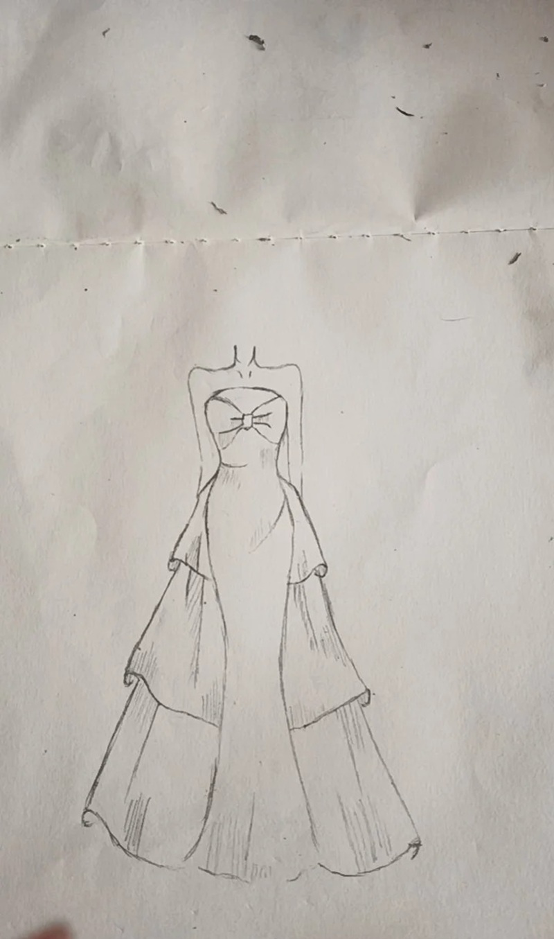 vẽ váy công chúa 11