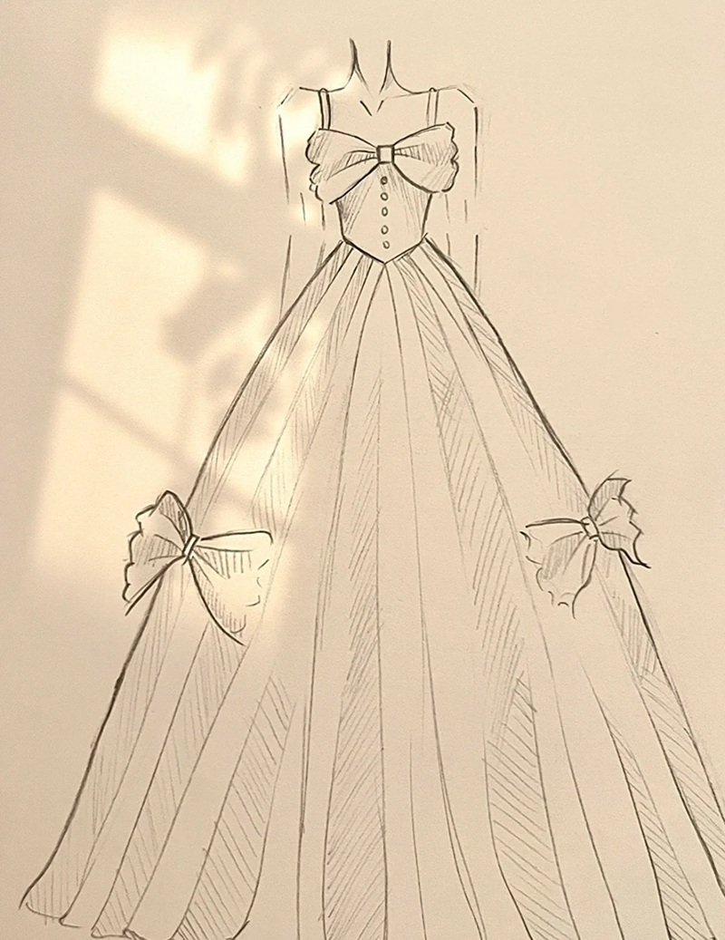vẽ váy công chúa 2