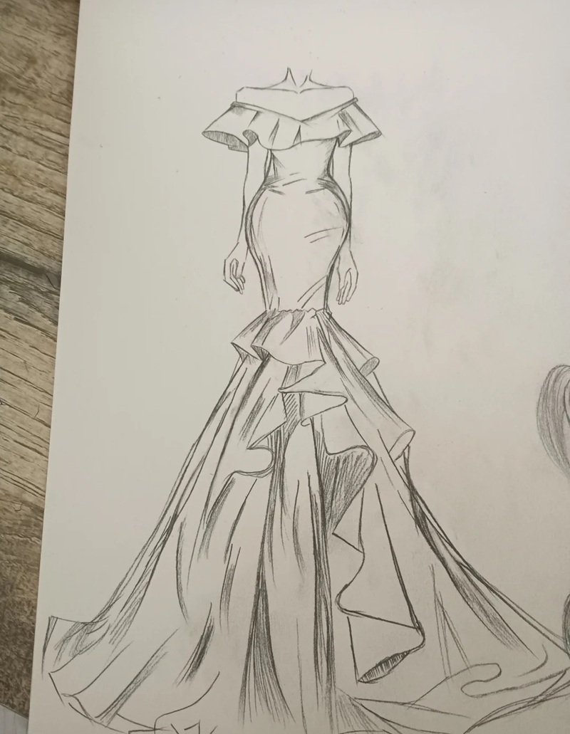 vẽ váy công chúa 20